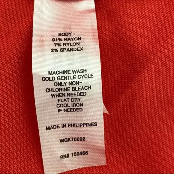 41 Hawthorne Sleeveless Knit Faux Wrap Bottom Mini Dress L Large NWOT - Picture 10 of 10